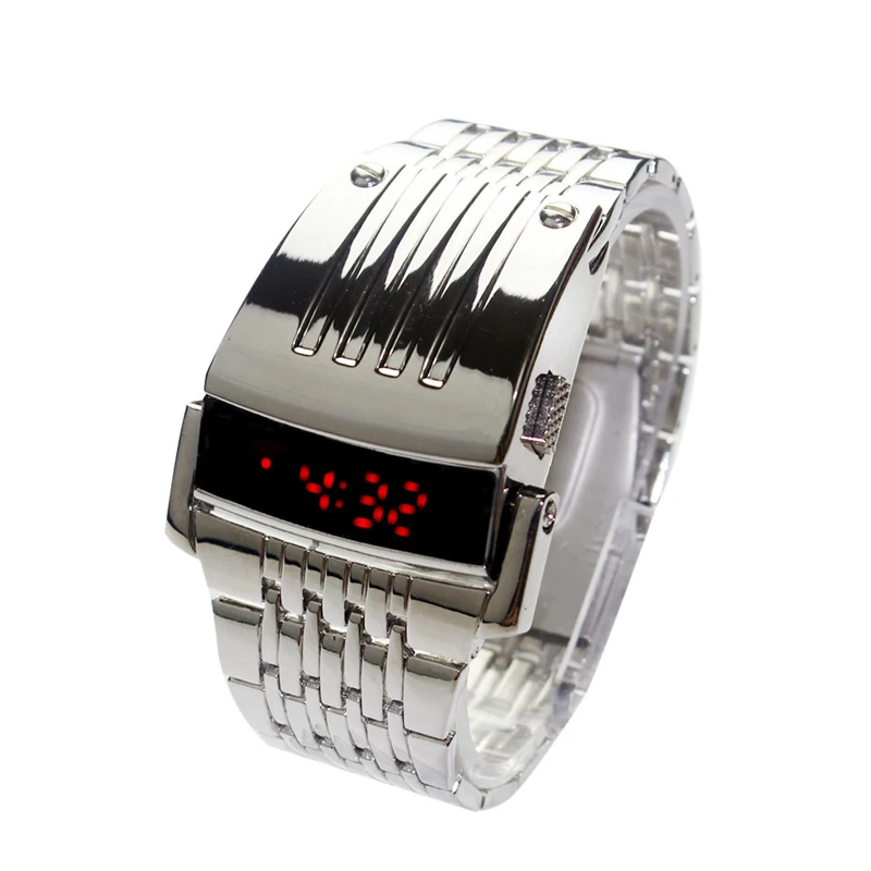 

Men's Binary LED Digital Wrist Watch Father's Day Fashion Creative Gift FEA889