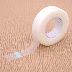 Полиэтиленовая дышащая медицинская лента для прививки накладных ресниц, 5 шт., волокно для наращивание ресниц бесплатно