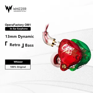 Whizzer OperaFactory OM1 In-ear Monitor Dynamic Earphone HIFI DJ Earbud Earplug With 2Pin 0.78mm Con
