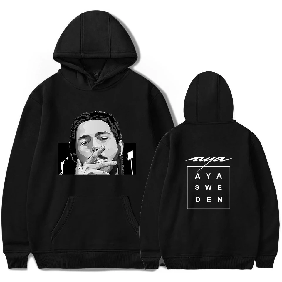 

New Arrival Post Malone Pullovers Hoodie Men Women Casual Pullover Streetwear Men's Sweatshirt Hit Hop Male Hoody Hooded Full