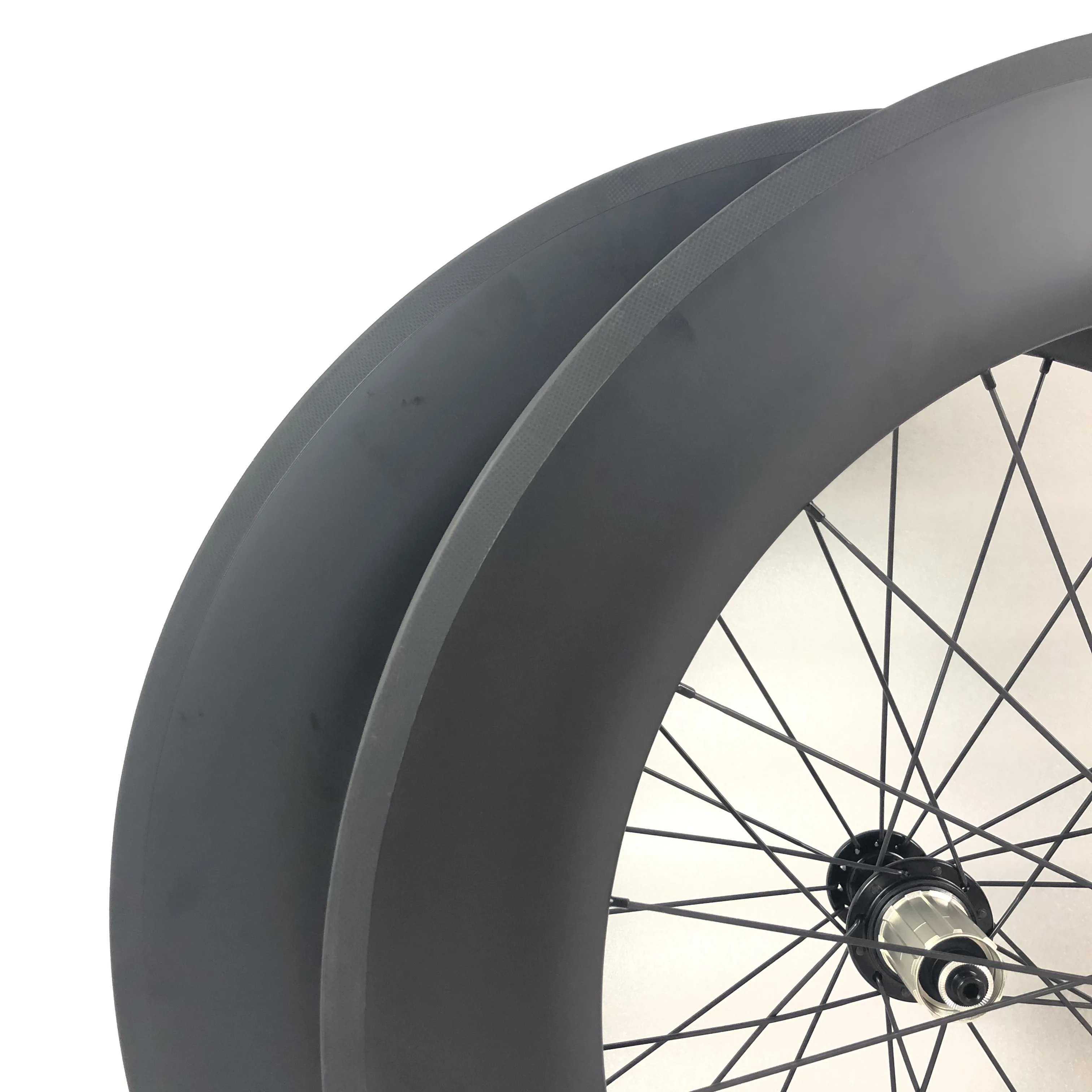 700C Clincher Дорожные велосипедные колеса карбоновый обод 88 мм с Powerway R13 Hub карбоновые