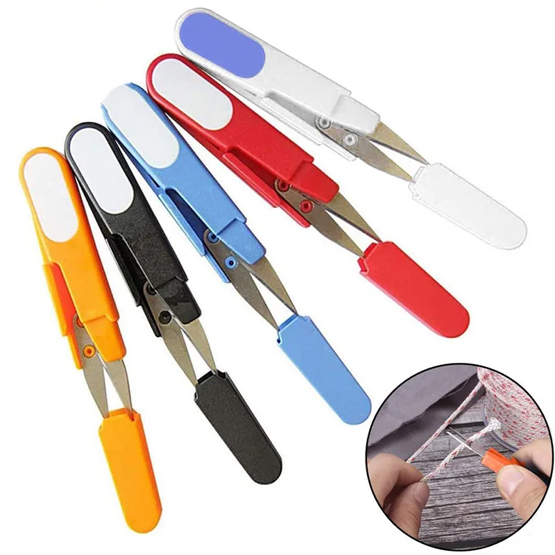 10 шт. Ножницы для вышивки ножницы шитья пряжи портативные u образной обрезки