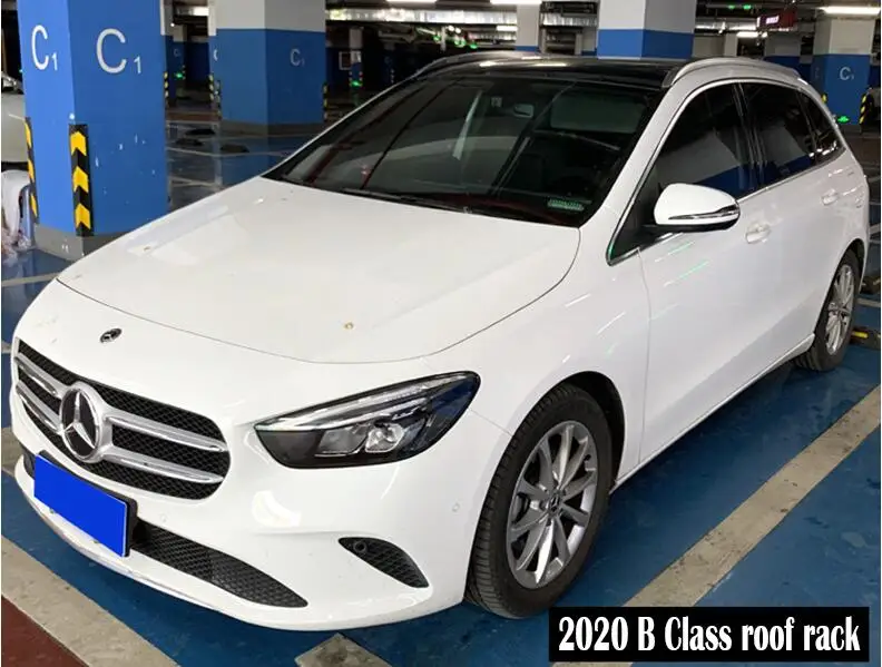 

Aluminum Alloy Top Roof Rack Rail Luggage For Mercedes-Benz B Class W247 B180 B200 2020 2021