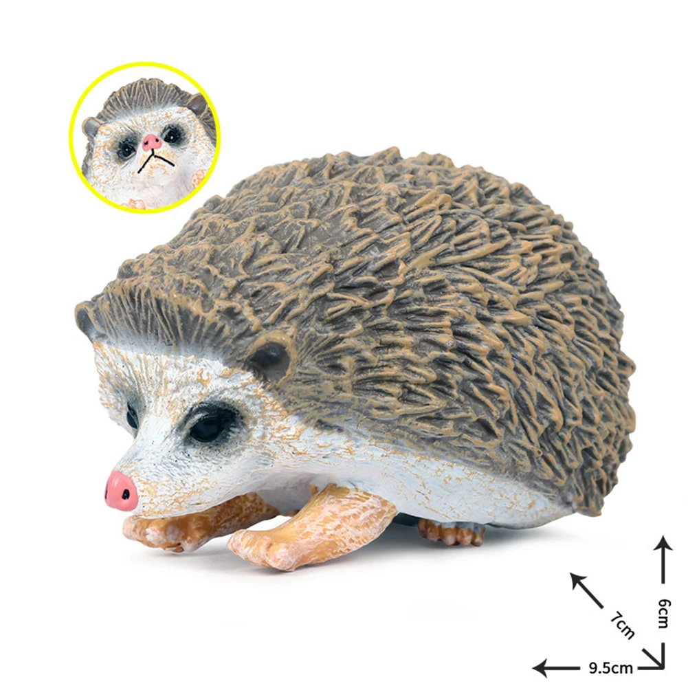 

Simulation Animal Model Hedgehog Animal Model Action & Toy Figures Art Crafts Table Decor Education Kid Toy Animales Kids Gift