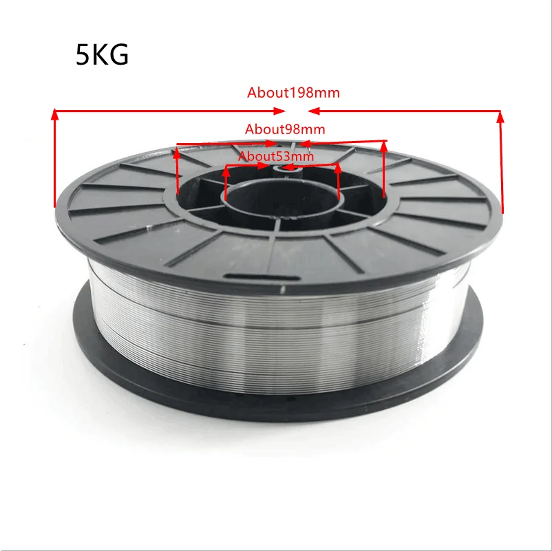 

5KG E71T-GS Flux Cored Gasless Welding Wire No Gas or MIG Steel Welding Wire 0.8mm/1.0mm/1.2mm Self-shielded welding wire