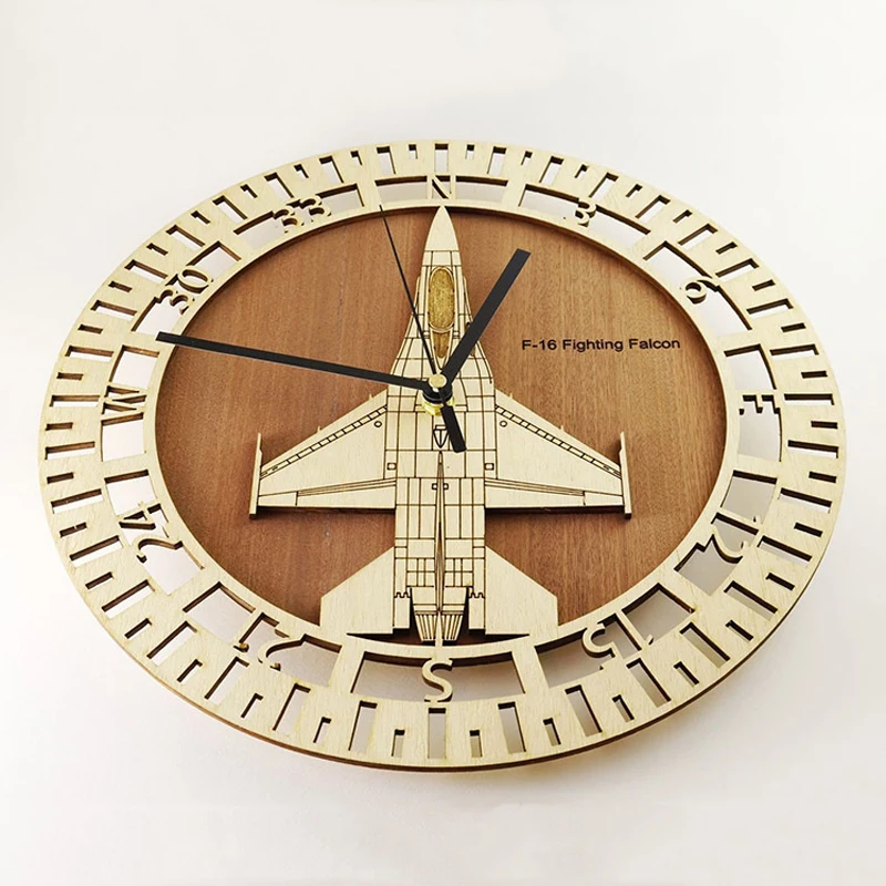 Деревянные настенные часы современный дизайн 3D декоративные деревянные полые