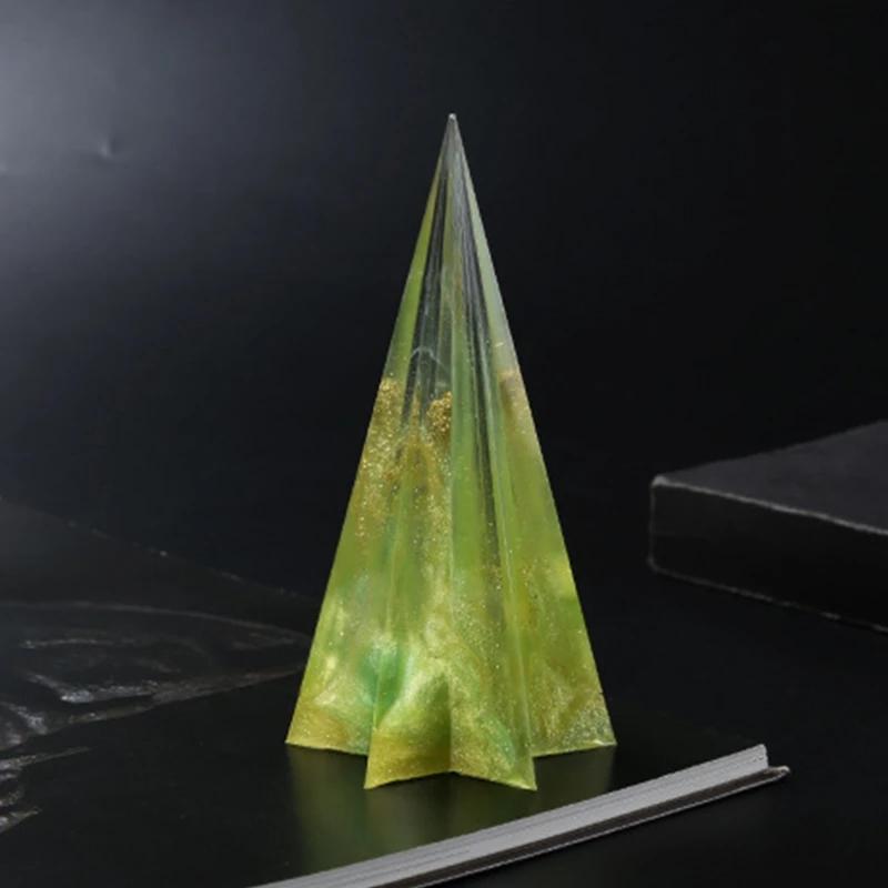 

Hexagonal Cone Silicone Mold Keychain Resin Epoxy Craft Polymer Clay Craft DIY Ornament Jewelry Making Tools