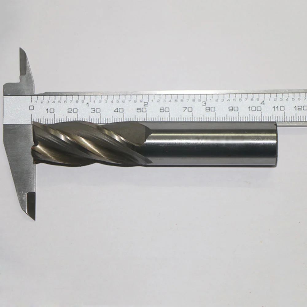 

1pc 4 Flutes Solid Carbide Coated Straight Shank CNC End Mill Cutter Router Bit