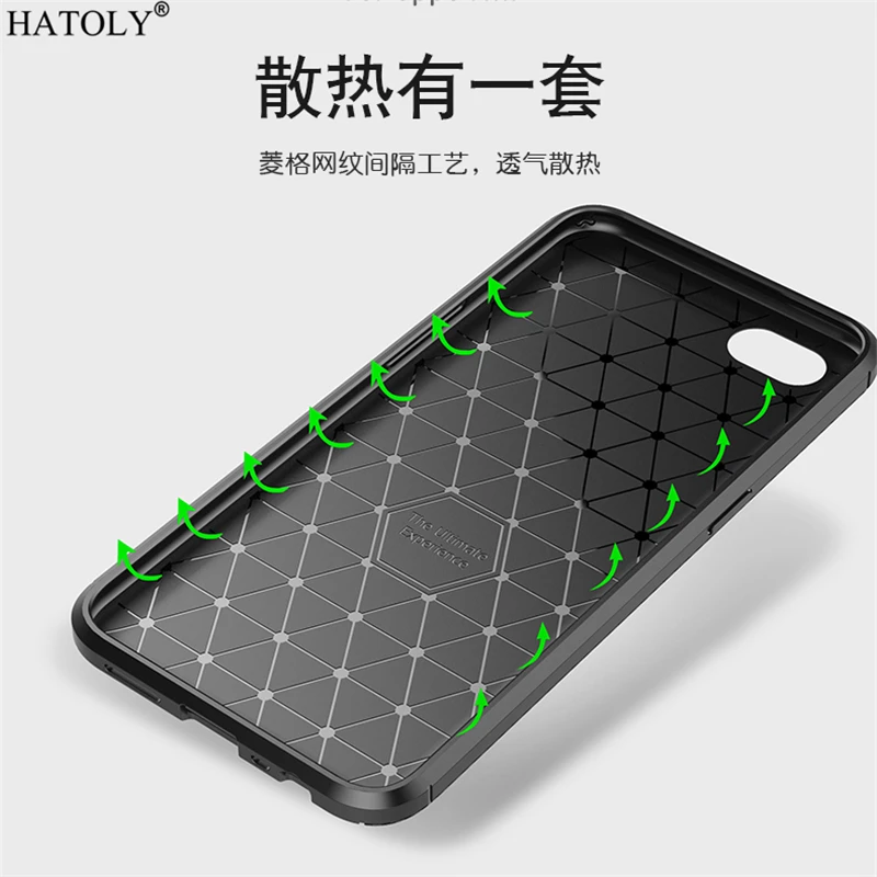 for oppo realme c2 case realme c2 soft rubber tpu cover shockproof carbon fiber bumper matte back phone case for oppo realme c2 free global shipping