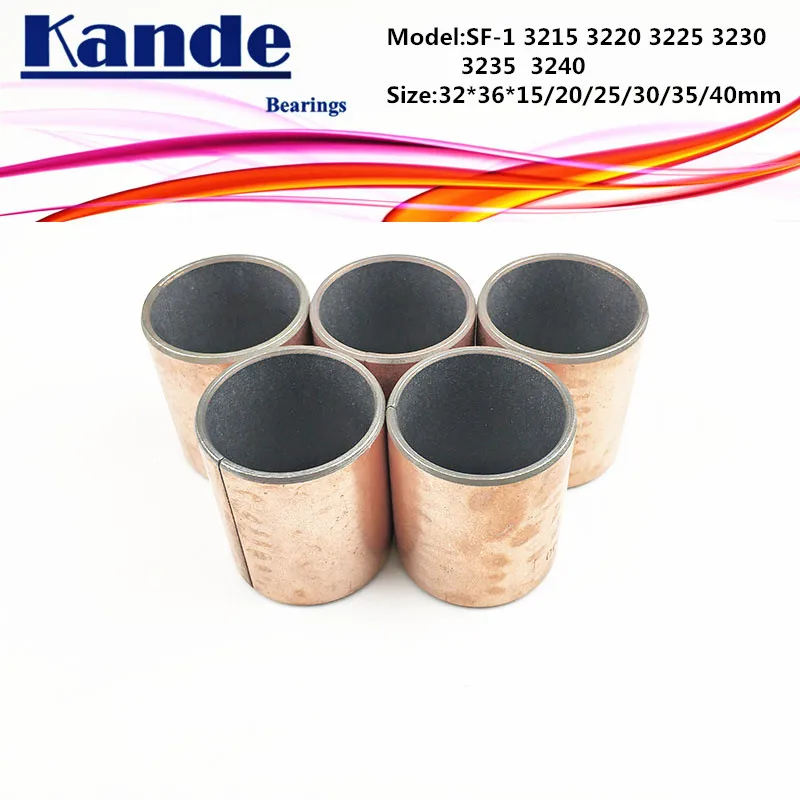 Kande BearingsSF-1 3212 SF-1 3215 SF-13220 SF-13225 3230 3235 40 самосмазывающаяся втулка SF1 32*36*12 15 20 25 30 35 мм |