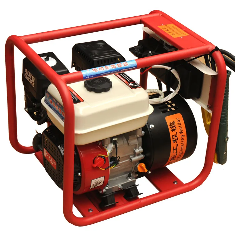 Бензиновый генератор чистый сварочный аппарат для меди 160A мощный портативный с