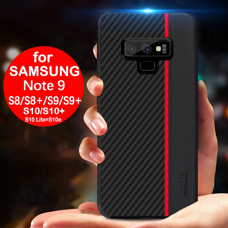 Для samsung Note 9 чехол CENMASO Fiber защитный чехол для samsung Galaxy S11 S8 S9 S10 5G Plus S10e Note 9 10 Plus чехол