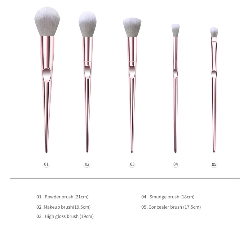 Горячая Распродажа 5 шт. расширитель для пальца набор кистей макияжа