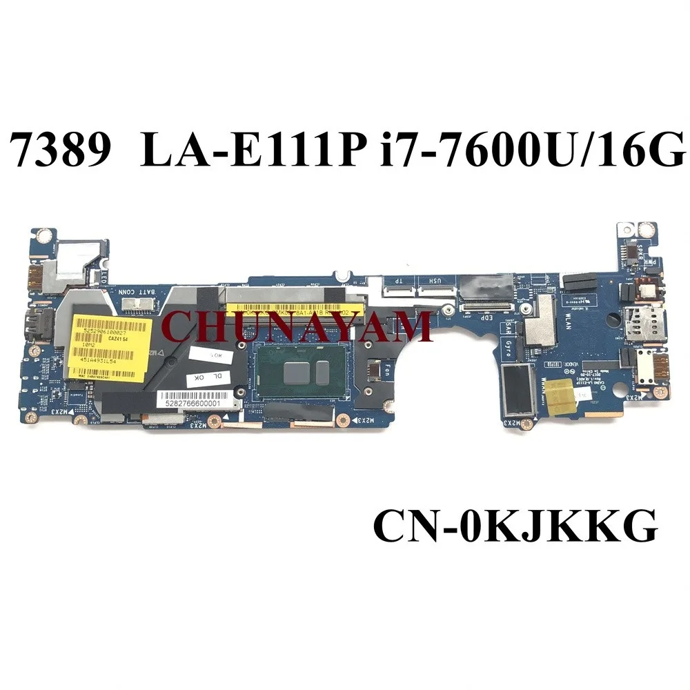 Новая стандартная материнская плата для ноутбука 16 ГБ ОЗУ Latitude 13 7389 / 12 5289 |