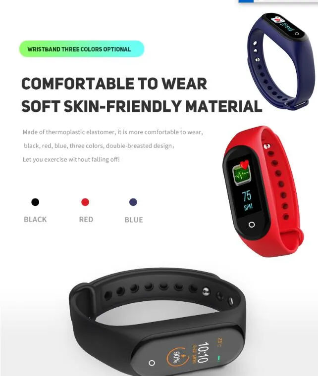 M4 Smart band 4 фитнес-трекер часы игрушка спортивный браслет пульс артериальное