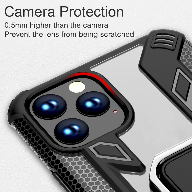 Автомобильный магнитный держатель чехол с кольцом для iPhone 11 Pro MAX роскошный