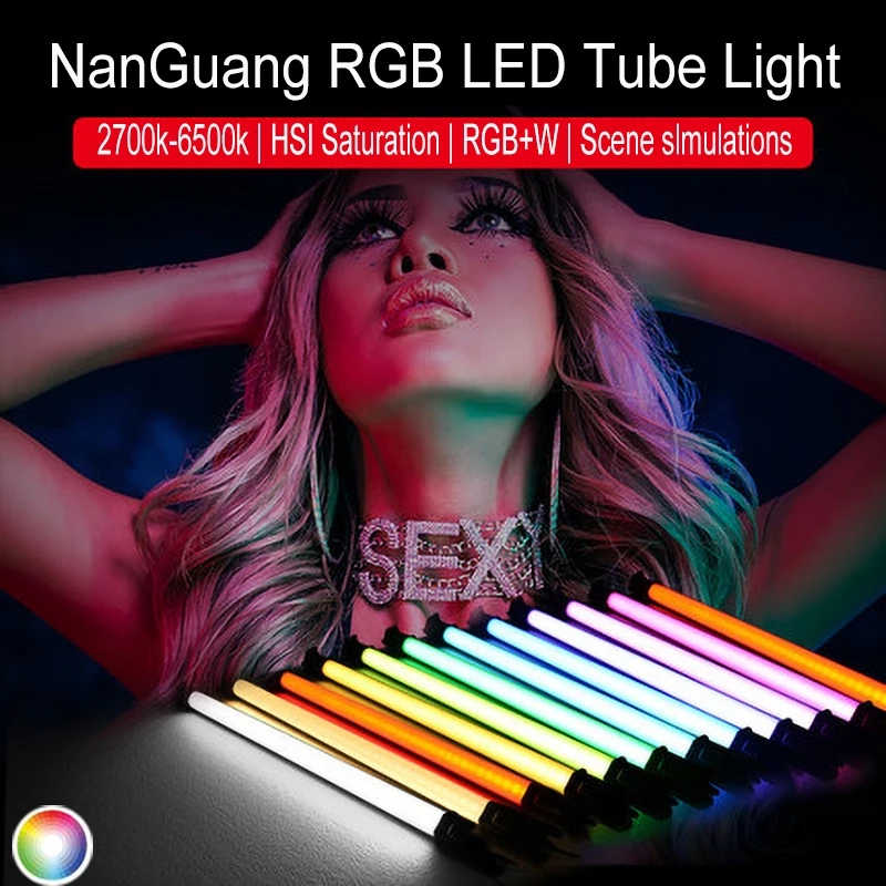 Светодиодный светильник NanGuang NANLITE 15C 30C ручной RGB для фотосъемки видеосъемки