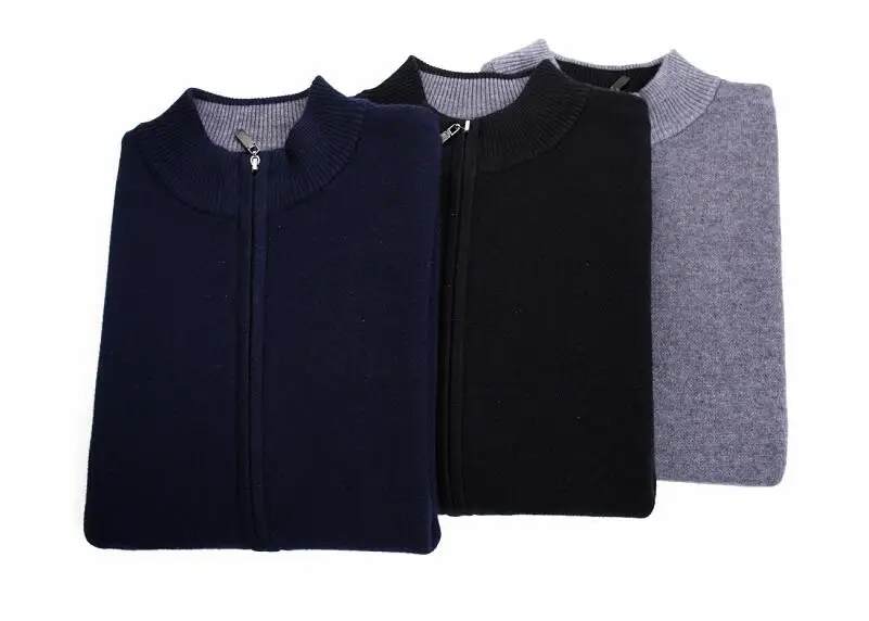 

Новинка 2021, мужской свитер, осенние пальто, мужской плотный свитер, куртки, повседневная трикотажная одежда на молнии