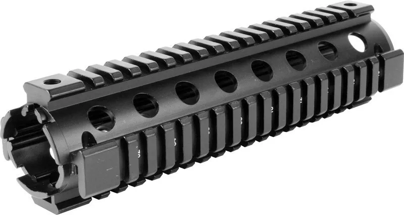Векторная Оптика Тактический средней длины из 2 частей RIS Handguard Picatinny Quad Rail Mount 8,5 ''fit. 223 rem 5,56 мм