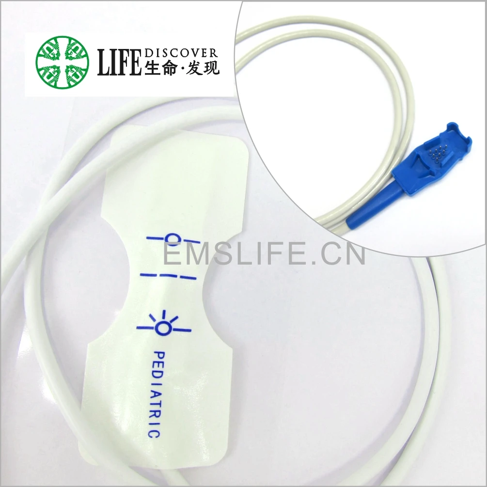 

GE ohmeda oxytip PE-sponge adhesive disposable spo2 sensor for pediatric size 10PCS one packing