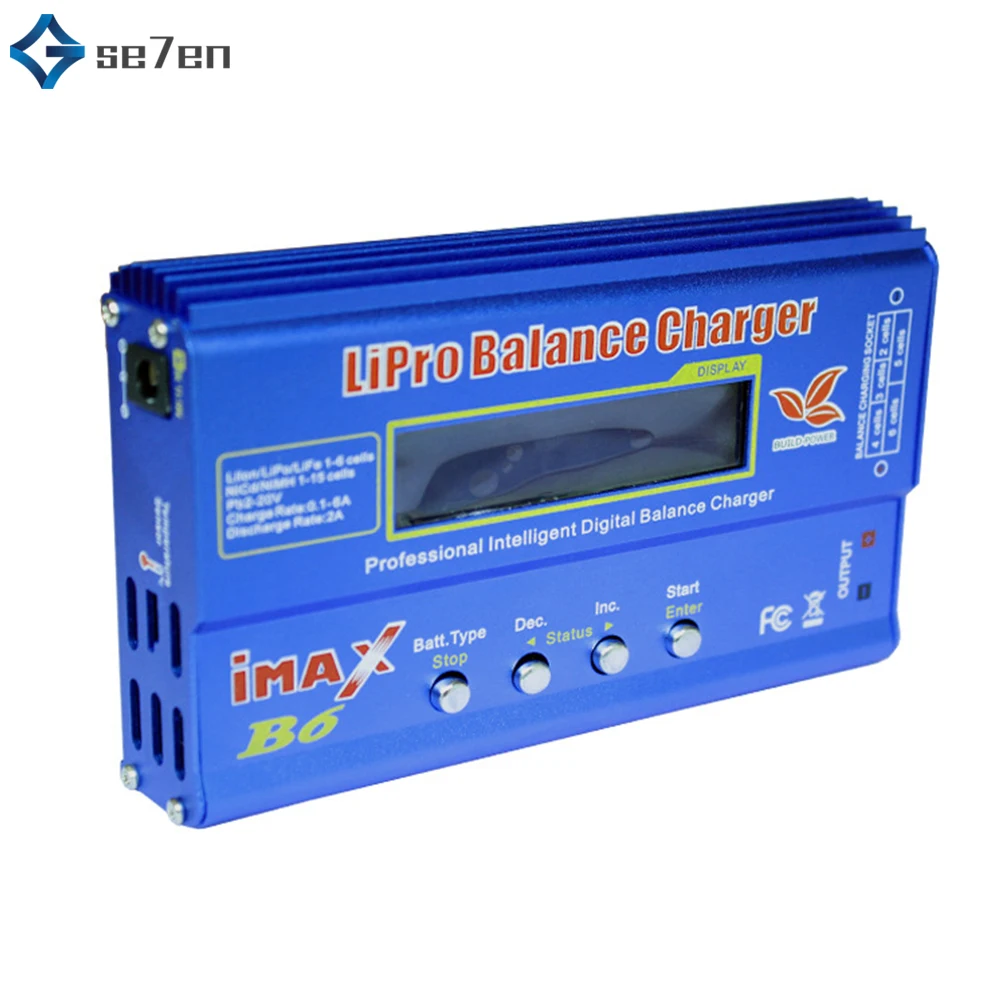 IMAX B6 80W 6A зарядное устройство Lipo NiMh Li-Ion Ni-Cd Digital RC Lipro балансирующее Dis | Электроника