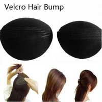 2pcs woman beauty volume hair base bump styling insert pad tool sponge hair maker pad styling hair base bump black