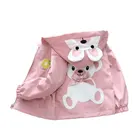 Одежда для малышей, тонкая куртка для девочек, новинка 2021, Осенний модный костюм, кардиган для мальчиков, верхняя одежда на молнии с капюшоном, Детская ветровка, пальто