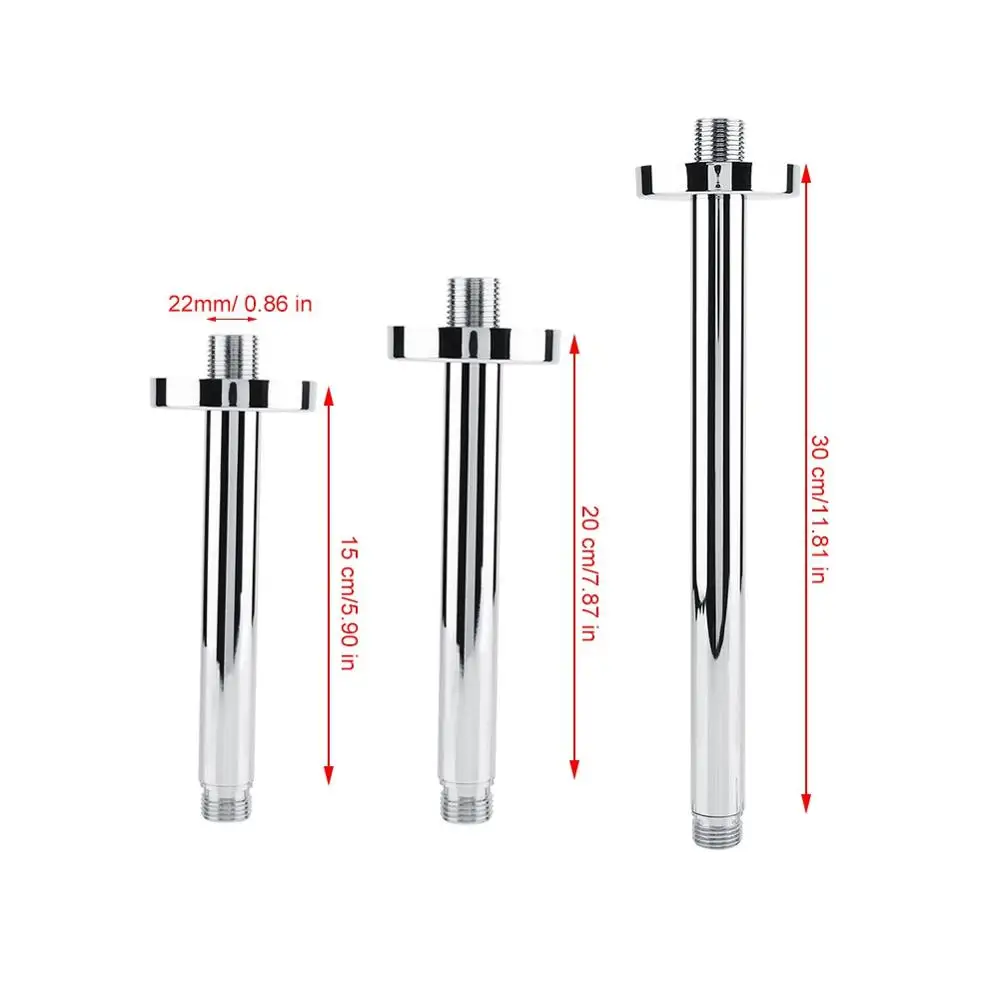 Утолщенная душевая лейка из нержавеющей стали Круглый держатель для душа с