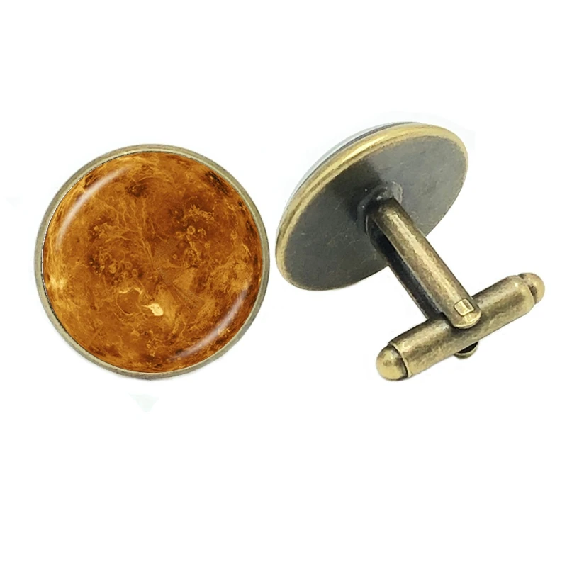 Новинка 2020 года. Серебряные/бронзовые запонки с изображением девяти звезд.