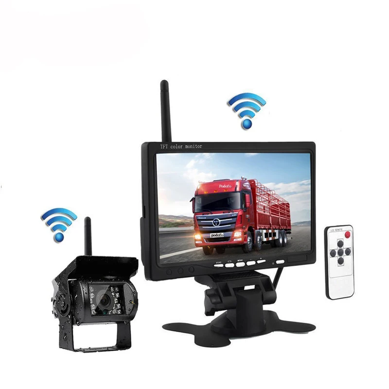 

7 фото и резервная камера для грузовиков, трейлеров, автобусов и других тяжелых автомобилей