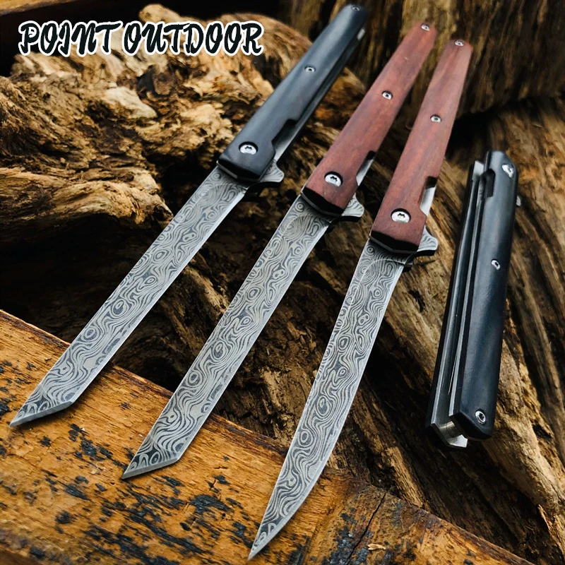 Карманный тактический складной скрытый нож M390 дамасское лезвие походные