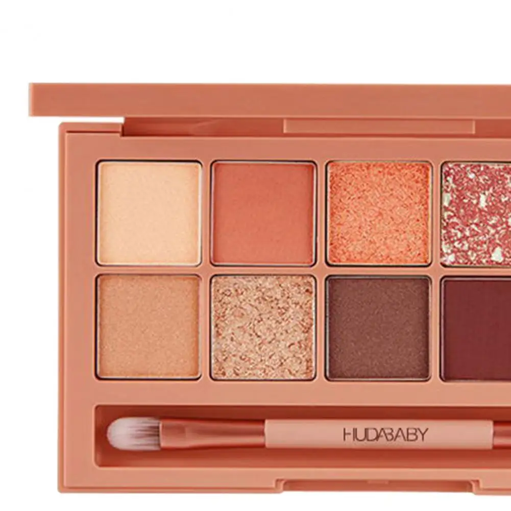 Палитра теней для век 10 цветов стойкая водостойкая косметика корейская