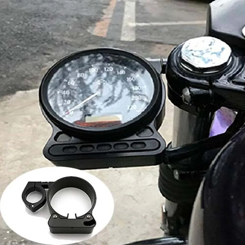 

Motorcycle Aluminium Speedometer Side Mount Relocation Bracket Case For Sportster XL883 XL1200 XL 883 1200 Instrument Cover