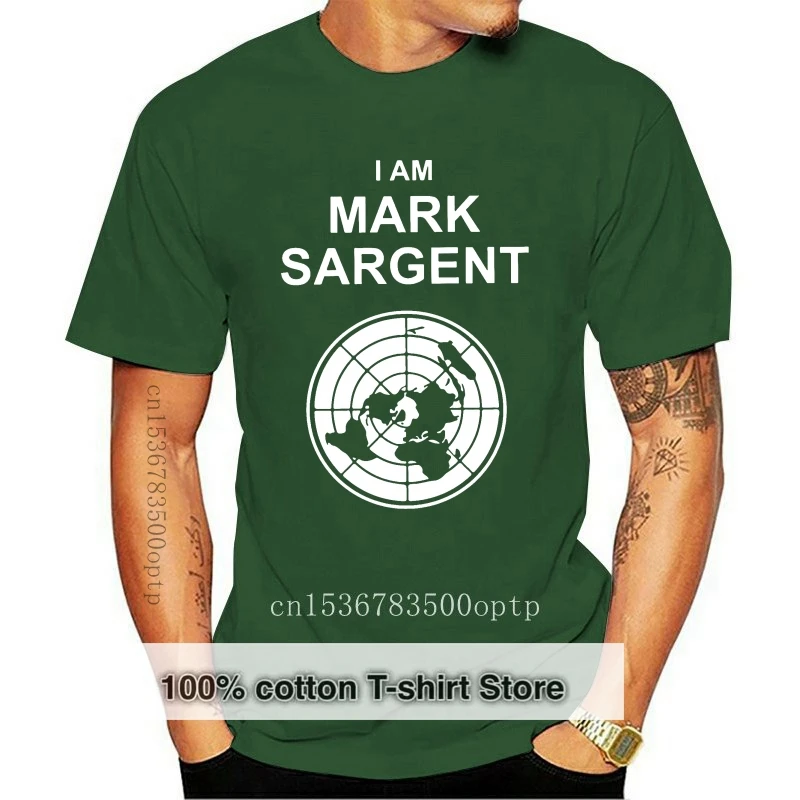 

Новая забавная Мужская футболка с принтом «I Am Mark» серебро