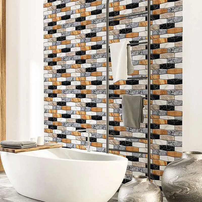 

3D Cobblestone Brick Self Adhesive Wall Sticker Waterproof Art Wallpaper Home Decor Supply