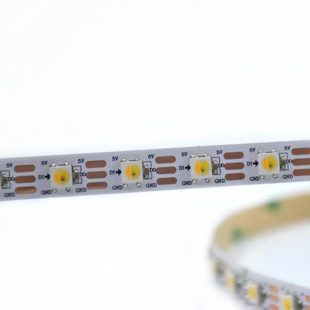 

5M SK6812 WWA(Warm white/Cool white/Amber) 30 60 74 96 LEDs/Pixels/m 3 in 1 5050 SMD led strip Newest programmable Addressable