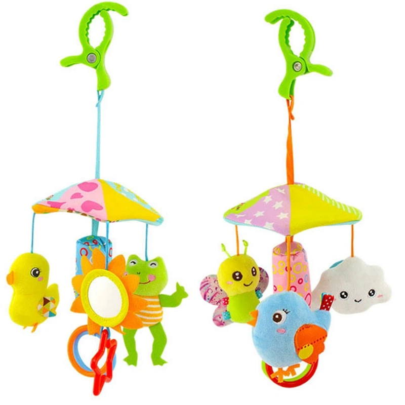 

Baby Toys Cute Animal Rattles for Kid Crib Mobile Newborns Toy for Stroller Cart Infant Plush Toy Educational Toys