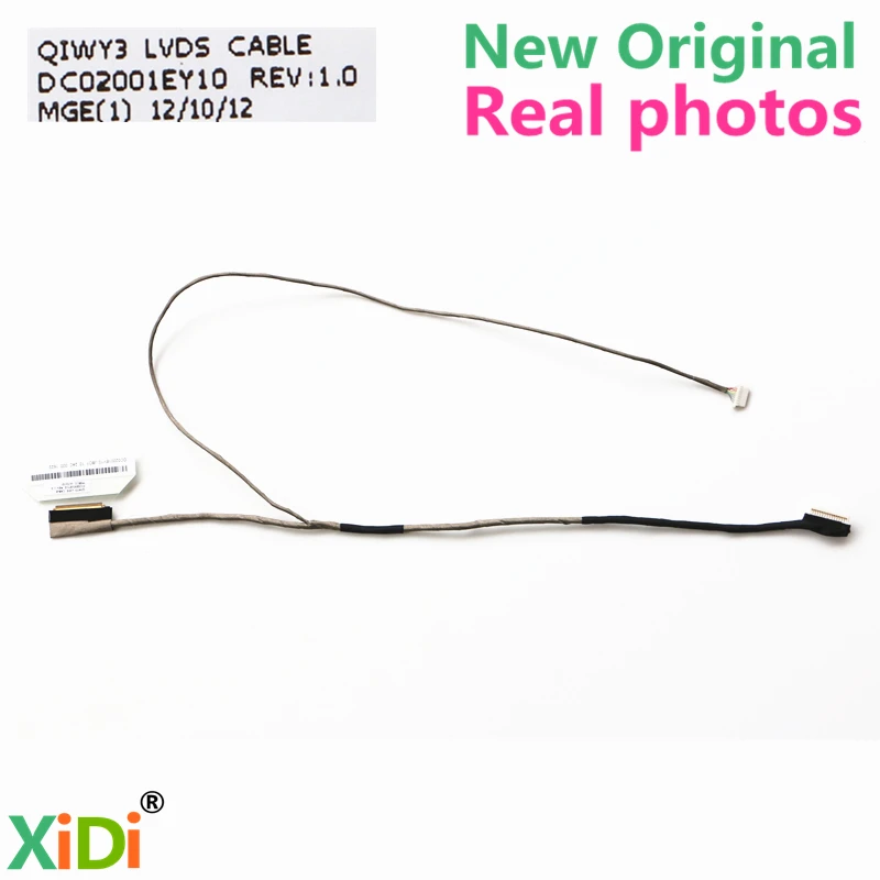Новый оригинальный ЖК-кабель для LENOVO Y480 Y480N Y480M Y485 LCD LVDS кабель QIWY3 DC02001EY10 |