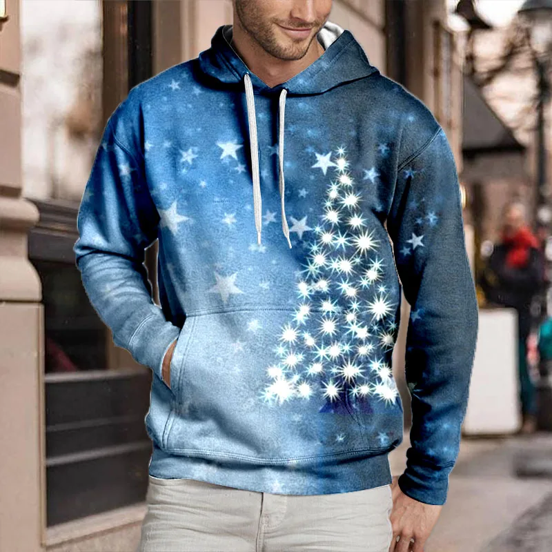 

Spring and Autumn Fashion Trend Casual 3D Sweater Thin Men's New Pattern Print Street Fashion Classic Sweater Classic Sweater