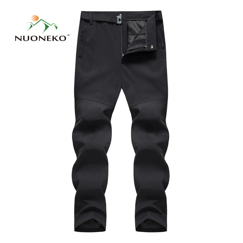 

NUONEKO Men Summer Outdoor Stretch Hike Pant Quick Dry Sport Waterproof Camping Climbing Fishing Trekking Trouser Men PNT18