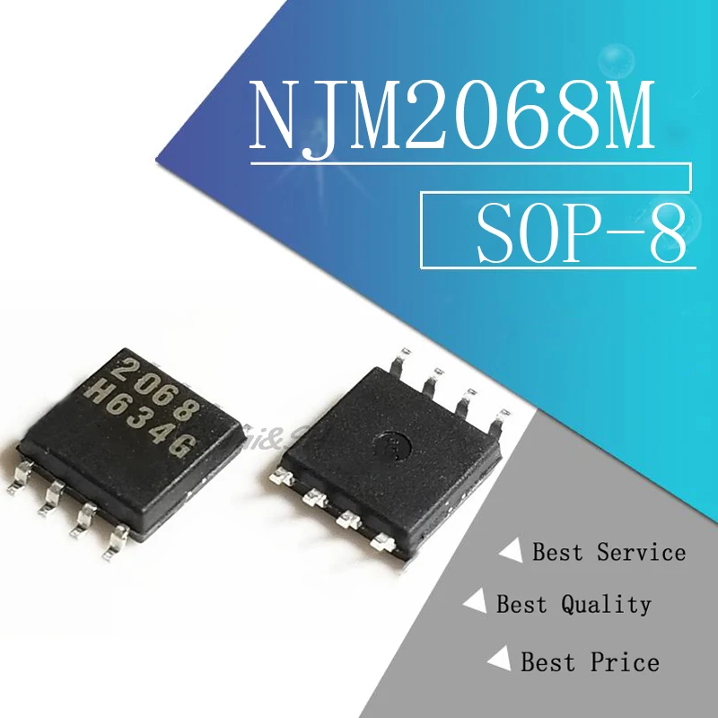10 шт./лот NJM2068M SOP8 JRC2068 NJM2068 операционный усилитель op amp Dual с низким уровнем шума