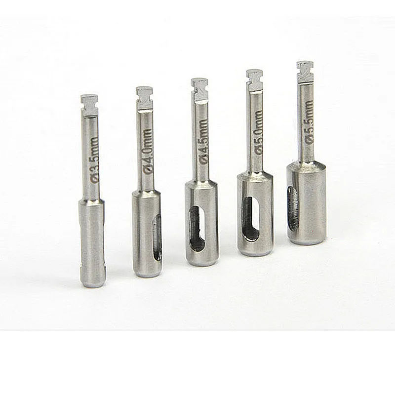 5Pcs/set Dental Implant Trephine Bur Tissue Punch Stainless steel Planting Tools Dental Implant Tissue Punch Surgical Instrument