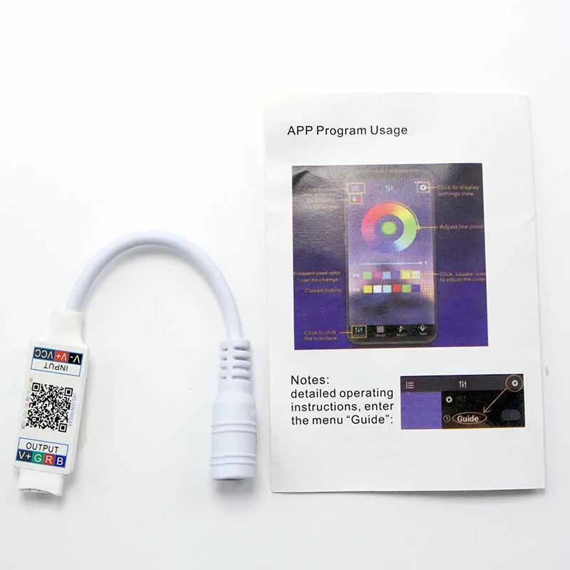 Миниатюрный RGB Bluetooth контроллер Светодиодная лента беспроводной голосовой смарт