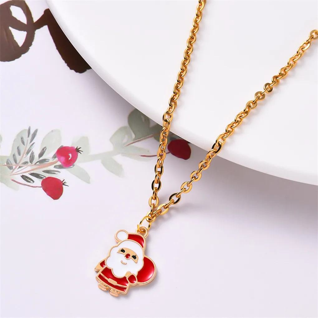 

20Pcs Alloy Mixed Color Christmas Pendant Necklace Bracelet Decor Craft DIY Making Jewelry Xmas New Year gift