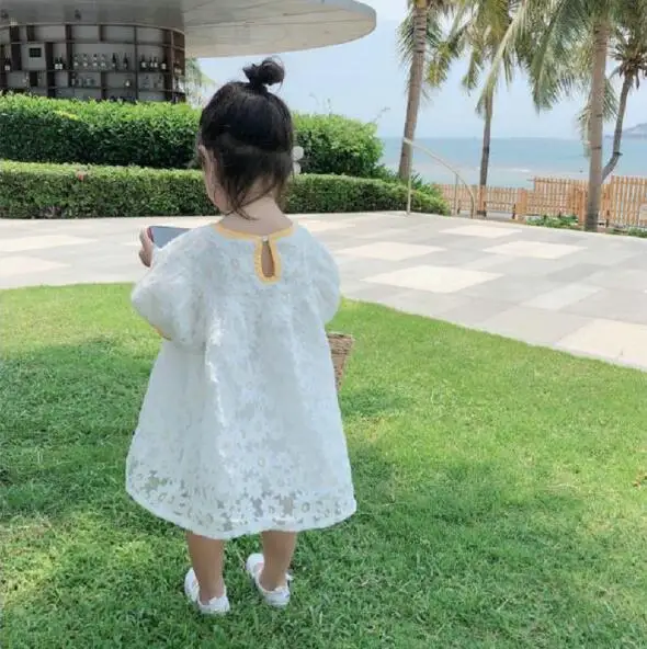 

Cultiseed Baby Girl Cute Floral Dress Child Girls Lantern Sleeeve Birthday Princess Party Dress Kids Sweet Holiday Dresses