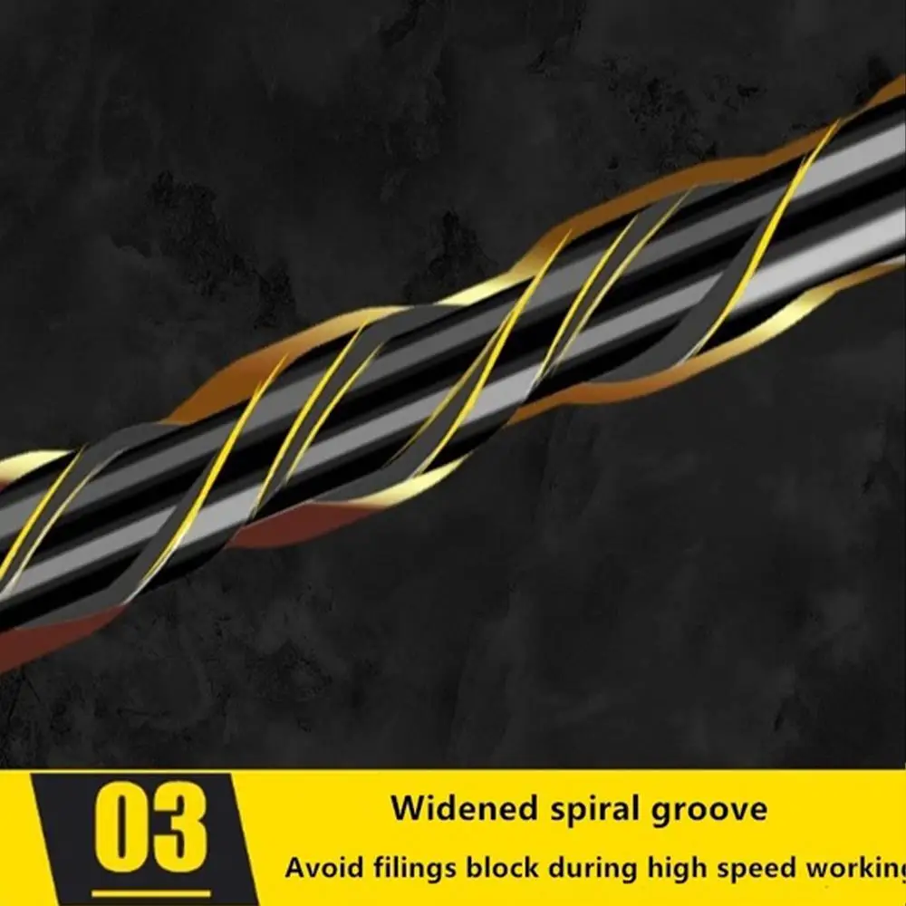 Скручивающееся сверло из практичного сплава черная пила с отверстием для резки