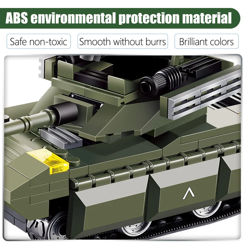 Военный Тип 99 главный боевой танк модель строительные блоки Legoingly WW2 Танк