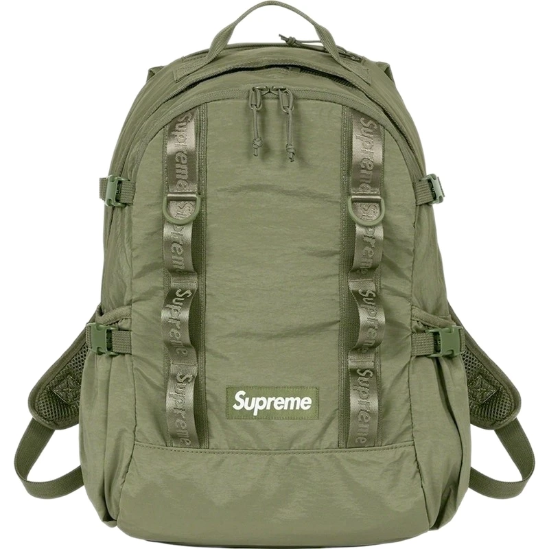 

20FW Supreme Week 1 Backpack Open Season Leopard Print Backpack Men's and Women's Leisure Sports Backpack
