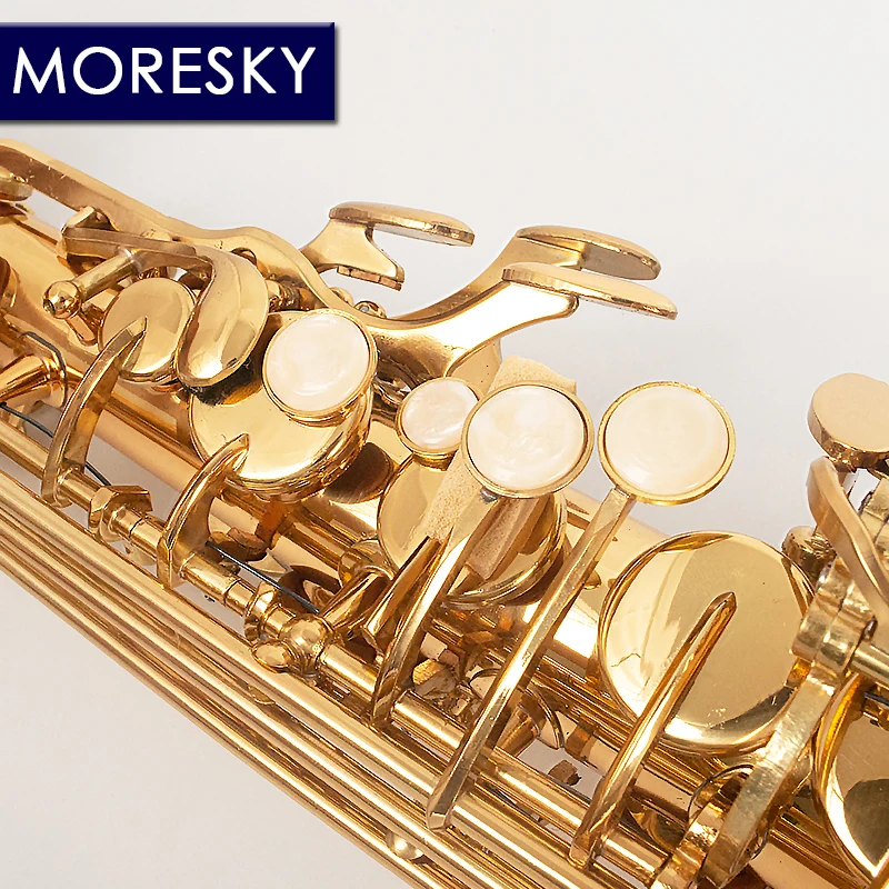 Альт-саксофон MORESKY E-Flat чехол с золотыми клавишами музыкальный инструмент | Спорт