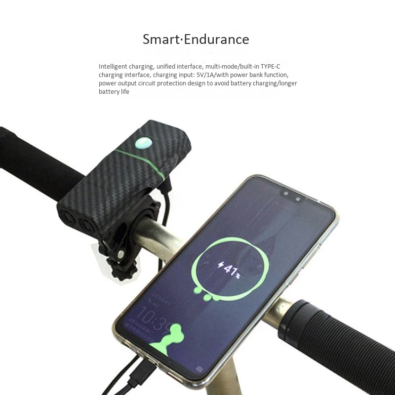 

Bike Headlight USB Rechargeable Waterproof Bicycle Headlight for MTB Road Bike Folding Bike